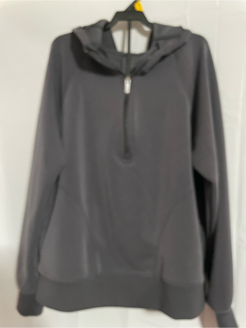Kids Black Half-Zip Crew Hoodie Top